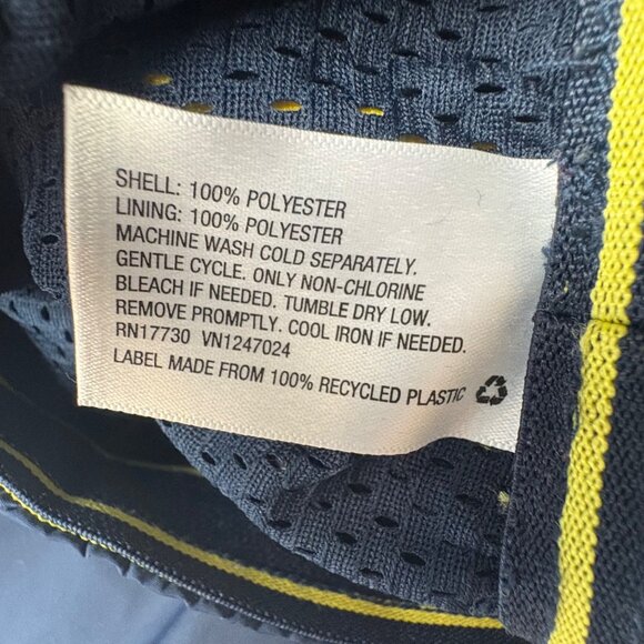 Hunter Navy Swim Shorts Womens Zip Sides Elastic Drawstring XL Mesh Lining - Picture 4 of 7